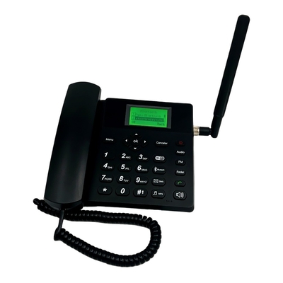 Single SIM Card Fixed Wireless Phone 4G Volte Backup Battery